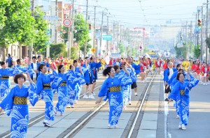 2014年函館港まつりパレード 堀川・五稜郭コース