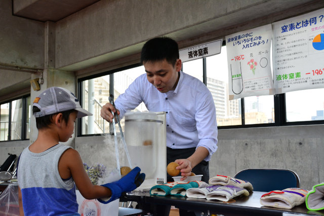 「青少年のための科学の祭典 函館大会」の様子